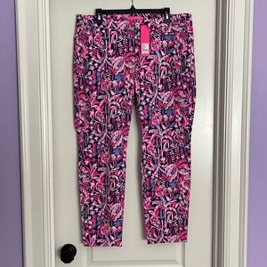 NWT - Lilly Pulitzer Kelly Skinny Ankle Pant size 16